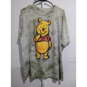 Disney Winnie The Pooh Tie-Dyed T-Shirt Size LARGE
